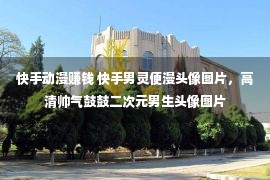 快手动漫赚钱 快手男灵便漫头像图片，高清帅气鼓鼓二次元男生头像图片