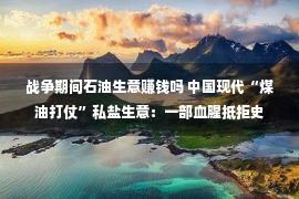 战争期间石油生意赚钱吗 中国现代“煤油打仗”私盐生意：一部血腥抵拒史