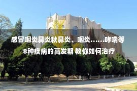 感冒咽炎鼻炎秋鼻炎、咽炎……哮喘等8种疾病的高发期 教你如何治疗