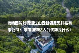 嘀嘀团购如何通过山西新领尼奥科技有限公司？ 嘀嗒团购达人的优势是什么？