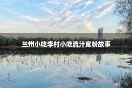 兰州小吃李村小吃流汁宽粉故事