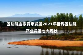 区块链虚拟货币发展2021年世界区块链产业发展七大现状