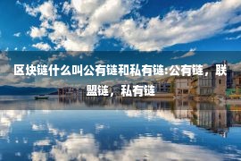 区块链什么叫公有链和私有链:公有链，联盟链，私有链