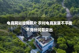 电商网站趋势照片 农村电商发展不平衡不充分问题突出