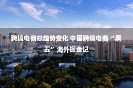 跨境电商总趋势变化 中国跨境电商“黑五”海外掘金记