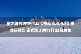 猫之城合约性价比:《枪墓 G.O.R.E》发售日预告 正式版计划11月22日发售