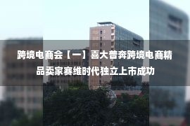 跨境电商会【一】喜大普奔跨境电商精品卖家赛维时代独立上市成功