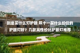 到底买什么灯护眼 双十一买什么价位的护眼灯好？几款高性价比护眼灯推荐