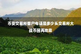 币安交易所客户电话是多少头交易所大战币圈再地震