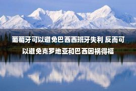 葡萄牙可以避免巴西西班牙失利 反而可以避免克罗地亚和巴西因祸得福