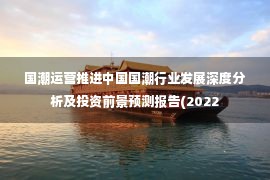 国潮运营推进中国国潮行业发展深度分析及投资前景预测报告(2022