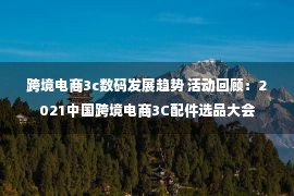 跨境电商3c数码发展趋势 活动回顾：2021中国跨境电商3C配件选品大会