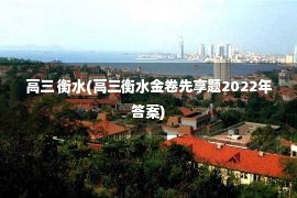 高三 衡水(高三衡水金卷先享题2022年答案)