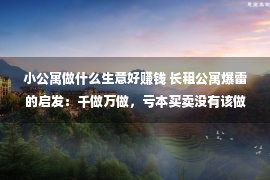 小公寓做什么生意好赚钱 长租公寓爆雷的启发：千做万做，亏本买卖没有该做