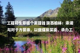 工程和生意哪个更赚钱 陕西榆林：承诺与对于方娶亲，以做煤炭买卖、承办工程、入股开补习班等为由实行诈骗，榆阳警方收集贺剑不法不法线索