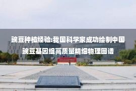 豌豆种植经验:我国科学家成功绘制中国豌豆基因组高质量精细物理图谱