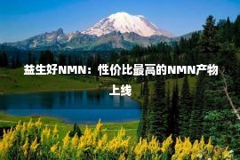  益生好NMN：性价比最高的NMN产物上线