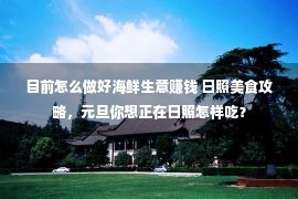 目前怎么做好海鲜生意赚钱 日照美食攻略，元旦你想正在日照怎样吃？