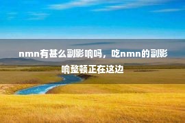  nmn有甚么副影响吗，吃nmn的副影响整顿正在这边