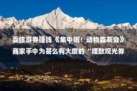 卖旅游券赚钱 《集中啦！动物森友会》商家手中为甚么有大度的“哩数观光券”？