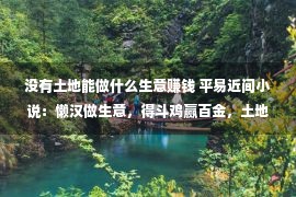 没有土地能做什么生意赚钱 平易近间小说：懒汉做生意，得斗鸡赢百金，土地婆婆说莫要懒得痛苦