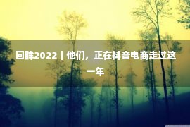  回眸2022｜他们，正在抖音电商走过这一年