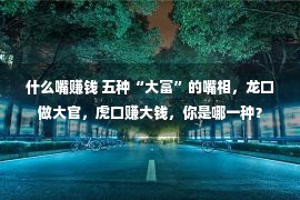 什么嘴赚钱 五种“大富”的嘴相，龙口做大官，虎口赚大钱，你是哪一种？