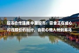 股市合作赚钱 中国股市：田舍正在成心打压股价的时分，会耽心他人抢到筹马吗？