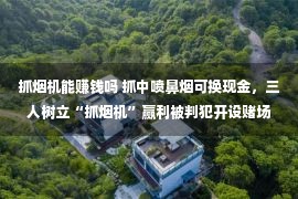 抓烟机能赚钱吗 抓中喷鼻烟可换现金，三人树立“抓烟机”赢利被判犯开设赌场罪