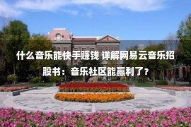 什么音乐能快手赚钱 详解网易云音乐招股书：音乐社区能赢利了？