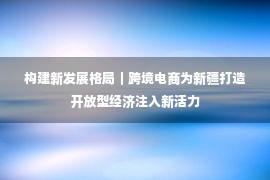 构建新发展格局｜跨境电商为新疆打造开放型经济注入新活力