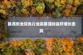 陕西创业投资行业发展保持良好增长态势