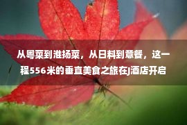 从粤菜到淮扬菜，从日料到意餐，这一程556米的垂直美食之旅在J酒店开启