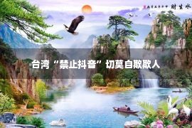 台湾“禁止抖音”切莫自欺欺人