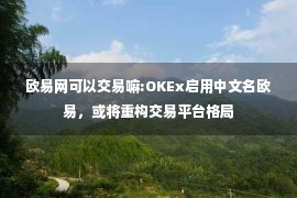 欧易网可以交易嘛:OKEx启用中文名欧易，或将重构交易平台格局