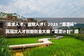 渴求人才、成就人才！2023“蓉漂杯”高层次人才创新创业大赛“蓉漂计划”团队专题赛举行