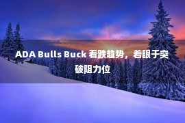 ADA Bulls Buck 看跌趋势，着眼于突破阻力位