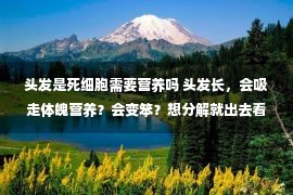 头发是死细胞需要营养吗 头发长，会吸走体魄营养？会变笨？想分解就出去看！