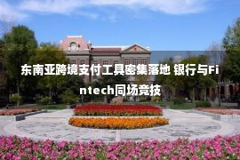 东南亚跨境支付工具密集落地 银行与Fintech同场竞技