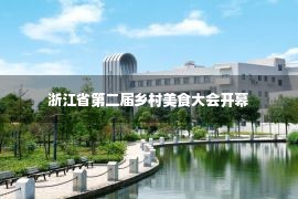 浙江省第二届乡村美食大会开幕