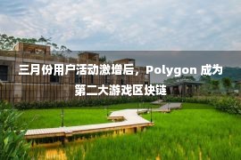 三月份用户活动激增后，Polygon 成为第二大游戏区块链