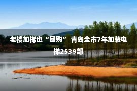 老楼加梯也“团购” 青岛全市7年加装电梯2539部