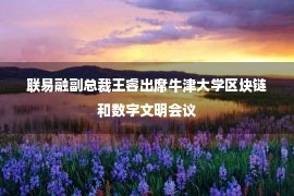 联易融副总裁王睿出席牛津大学区块链和数字文明会议