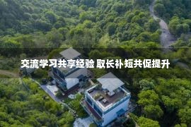 交流学习共享经验 取长补短共促提升