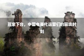 赢家下台，中国电商代运营们的困境时刻