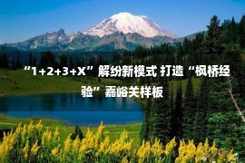 “1+2+3+X”解纷新模式 打造“枫桥经验”嘉峪关样板