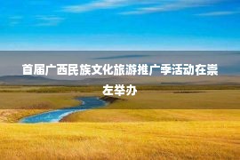 首届广西民族文化旅游推广季活动在崇左举办