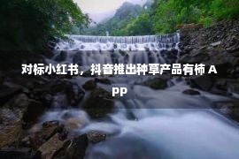 对标小红书，抖音推出种草产品有柿 App