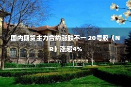 国内期货主力合约涨跌不一 20号胶（NR）涨超4%