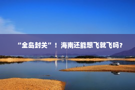 “全岛封关”！海南还能想飞就飞吗？